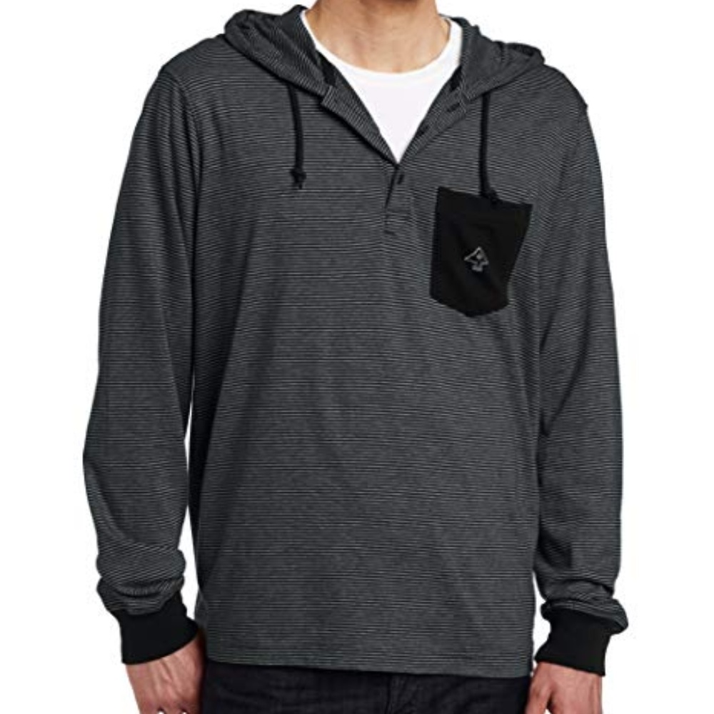 LRG Men's Core Collection Pullover Henley XL